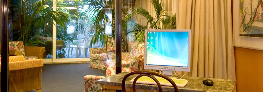 Hoteles en Roma con rinc�n de Internet